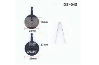 Колодки гальмівні disc Напівметал DUST DS-04S AVID BB5 AM (брендоване пакування)