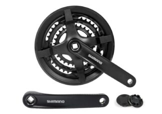 Шатун Алюмiнiй L175мм 24-34-42Т під квадрат SHIMANO FC-TY301 чорний