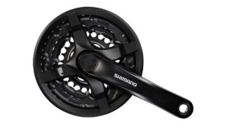 Шатун Алюмiнiй L170мм 28-38-48Т під квадрат SHIMANO FC-TY501 чорний
