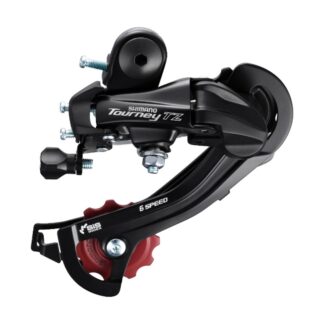 Перемикач задн. 7 індекс max-28T під болт SHIMANO RD-TZ500 чорний середня лапка