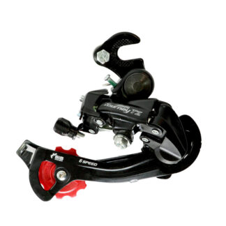 Перемикач задн. 7 max-28T під гак SHIMANO RD-TZ500В чорний середня лапка