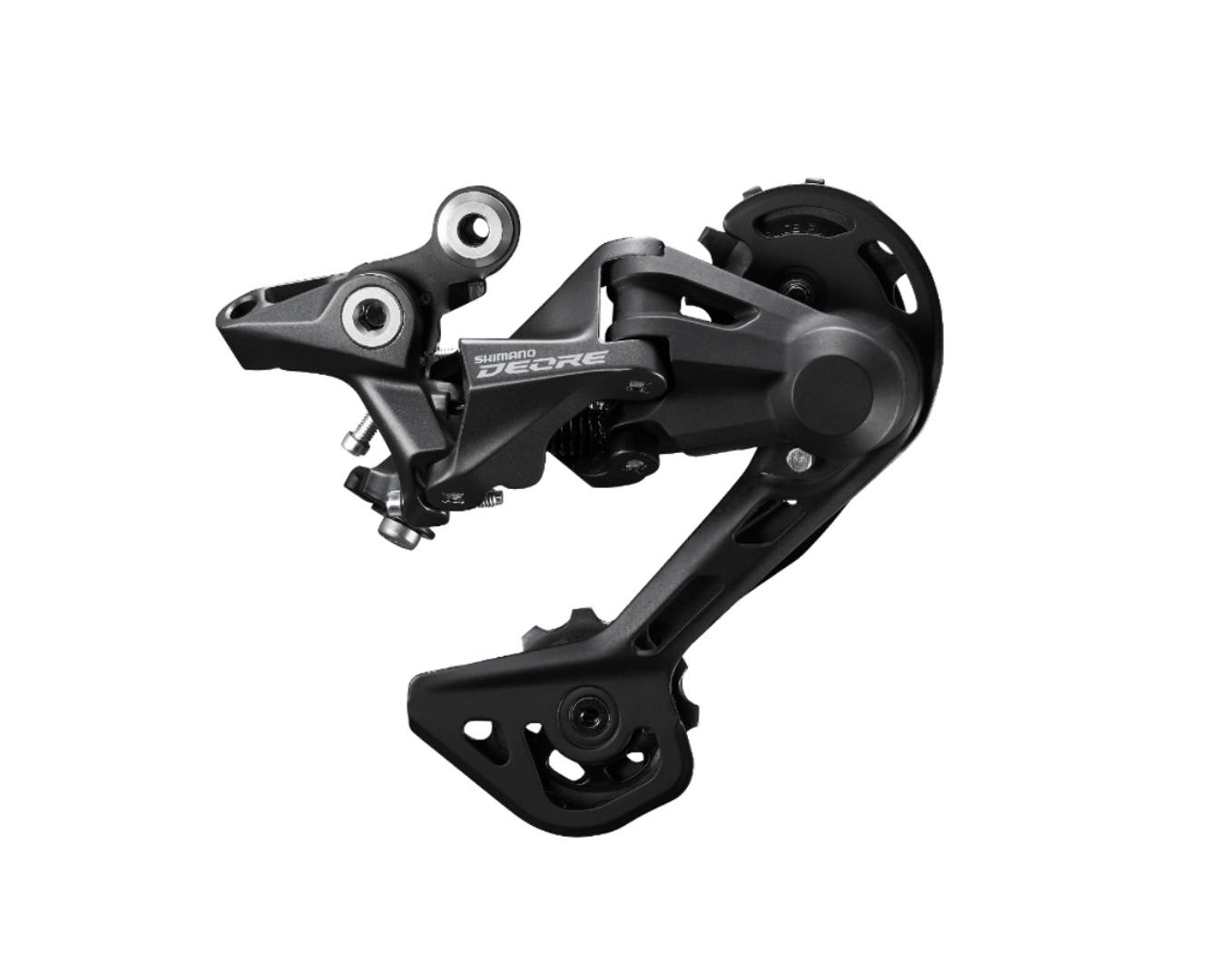 Перемикач задн. 10 max-42T під болт SHIMANO DEORE RD-M4120-SGS чорний довга лапка