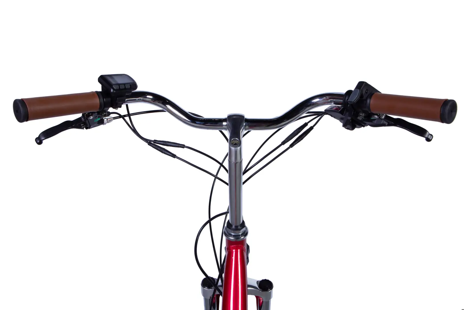 Велосипед з електроприводом 26" ST Dorozhnik eLUX Vbr FR рама-17" 36B 13А*г 500Вт сливовий (матовий) 2026 - Зображення 5