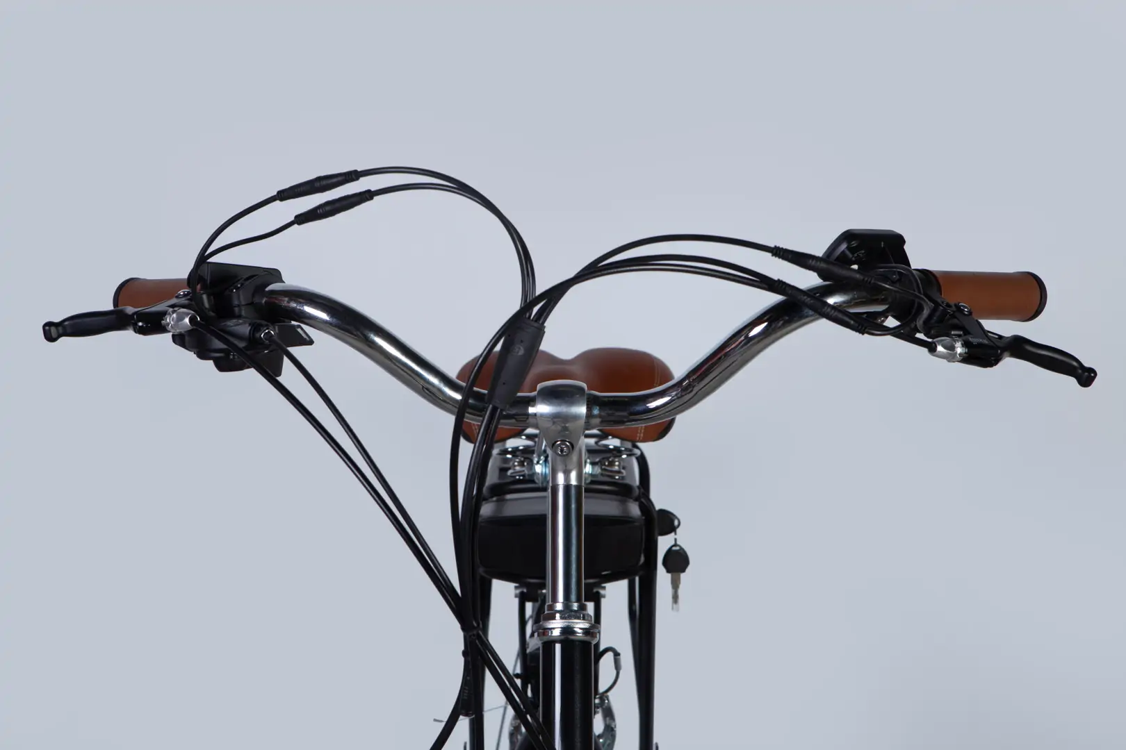 Велосипед уцінений з електроприводом 28" ST Dorozhnik eRETRO Vbr FR рама-19" 36B 13А*г 500Вт чорний 2026 - Зображення 5