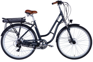 Велосипед уцінений з електроприводом 28" AL Dorozhnik eCORAL DD FR рама-19" 48B 17.5А*г 500Вт темно-сірий 2026