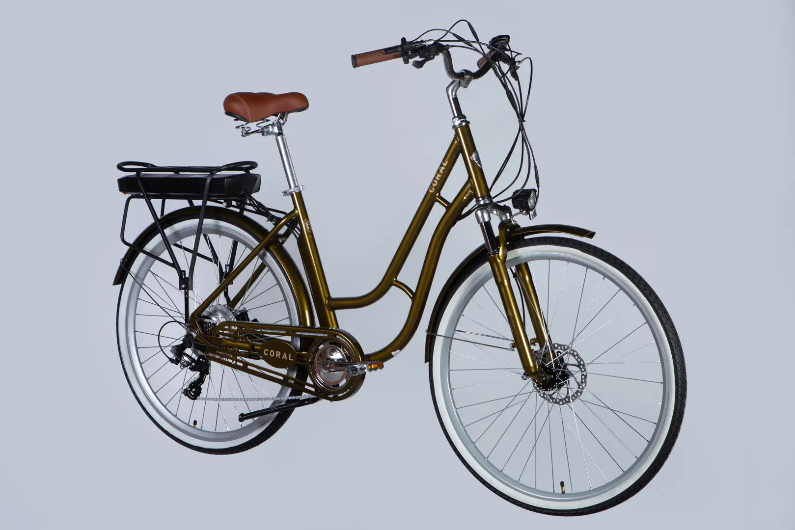 Велосипед з електроприводом 28" AL Dorozhnik eCORAL DD FR рама-19" 48B 17.5А*г 500Вт бронзовий 2026 - Зображення 5