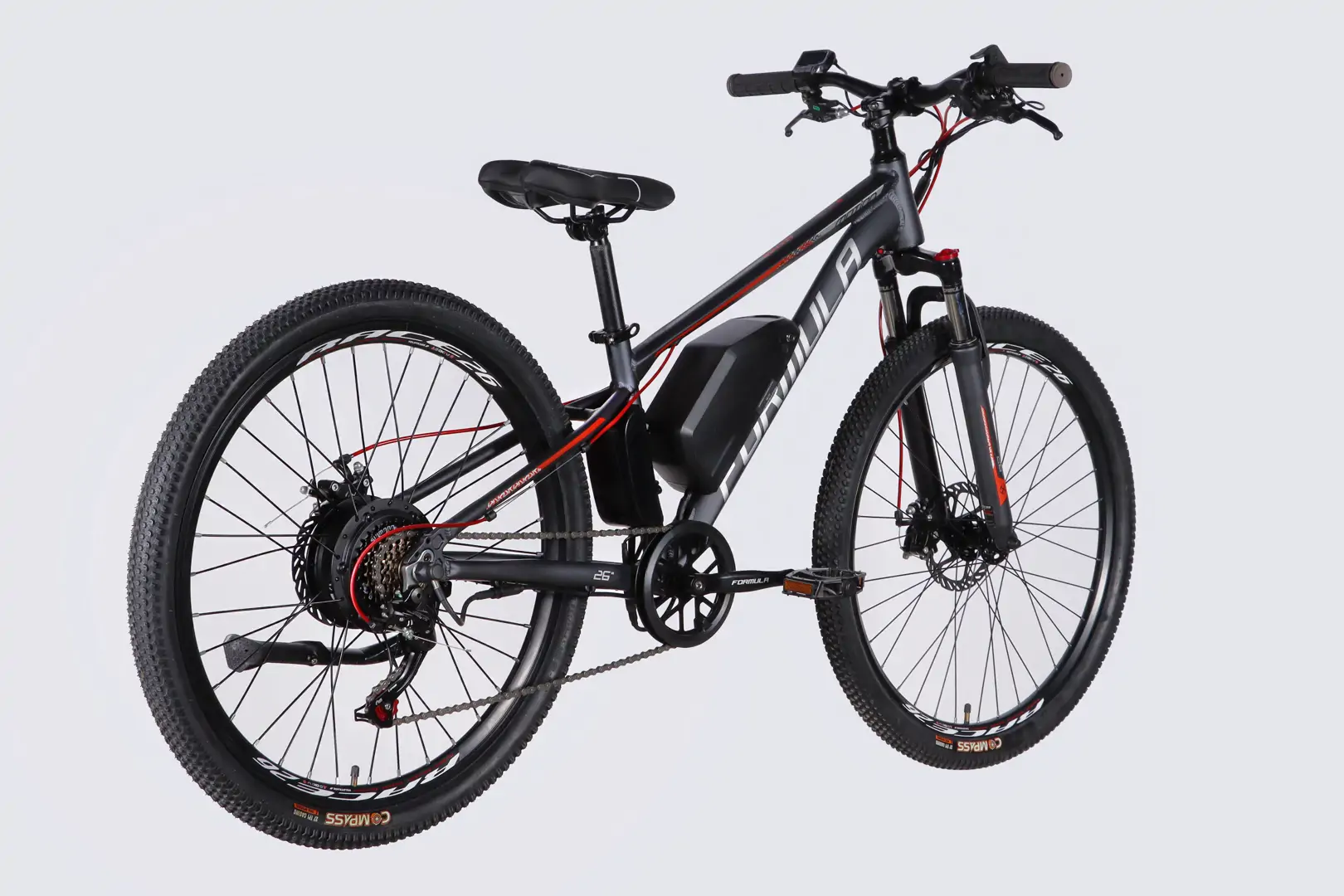 Велосипед з електроприводом 26" AL Formula eMOTION DD FR рама-13" 36B 10А*г 500Вт сіро-сріблястий (матовий) 2026 - Зображення 7