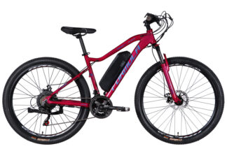 Велосипед з електроприводом 27.5" AL Formula eALPINA DD FR рама-17" 36B 12.5А*г 500Вт рожево-синій 2026