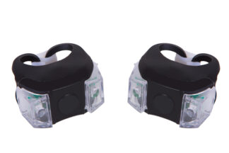 Мигалка  BEcool BC-RL8002 чорний біле+червоне світло LED (2шт) AM (брендоване пакування)