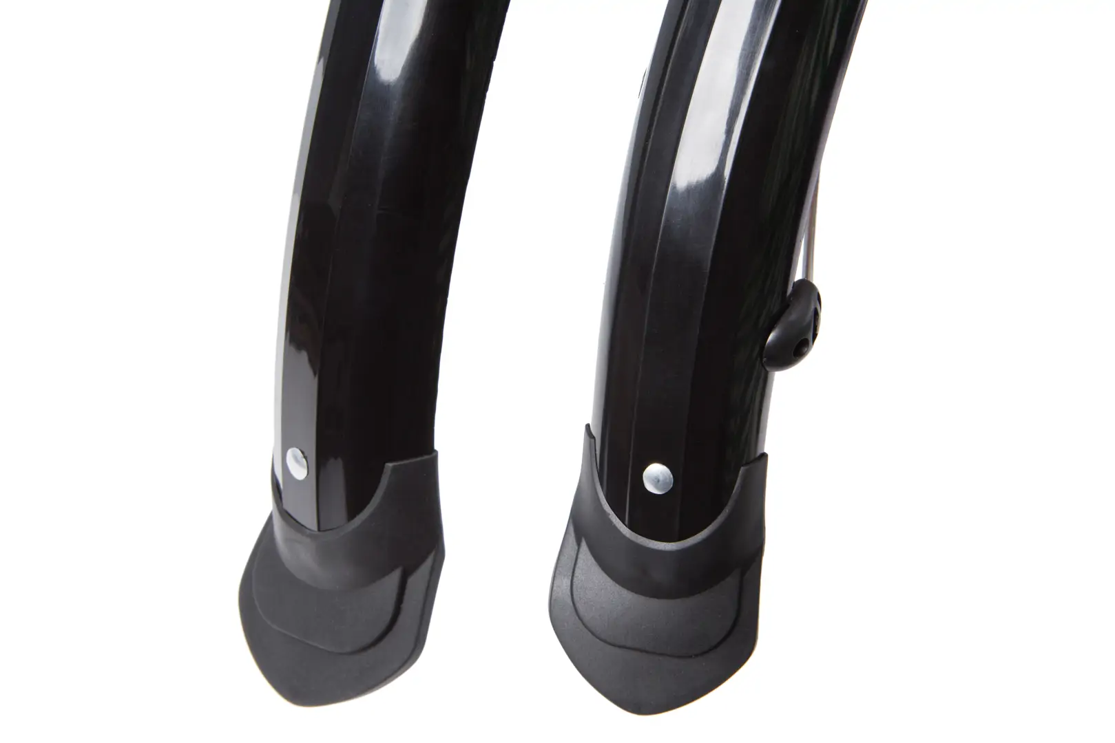 Крила 26" Пластик Feitech SY-955 чорний зі стійкою f.285 r.265-355мм кріпл. на штани вилки та задні пера - Зображення 2