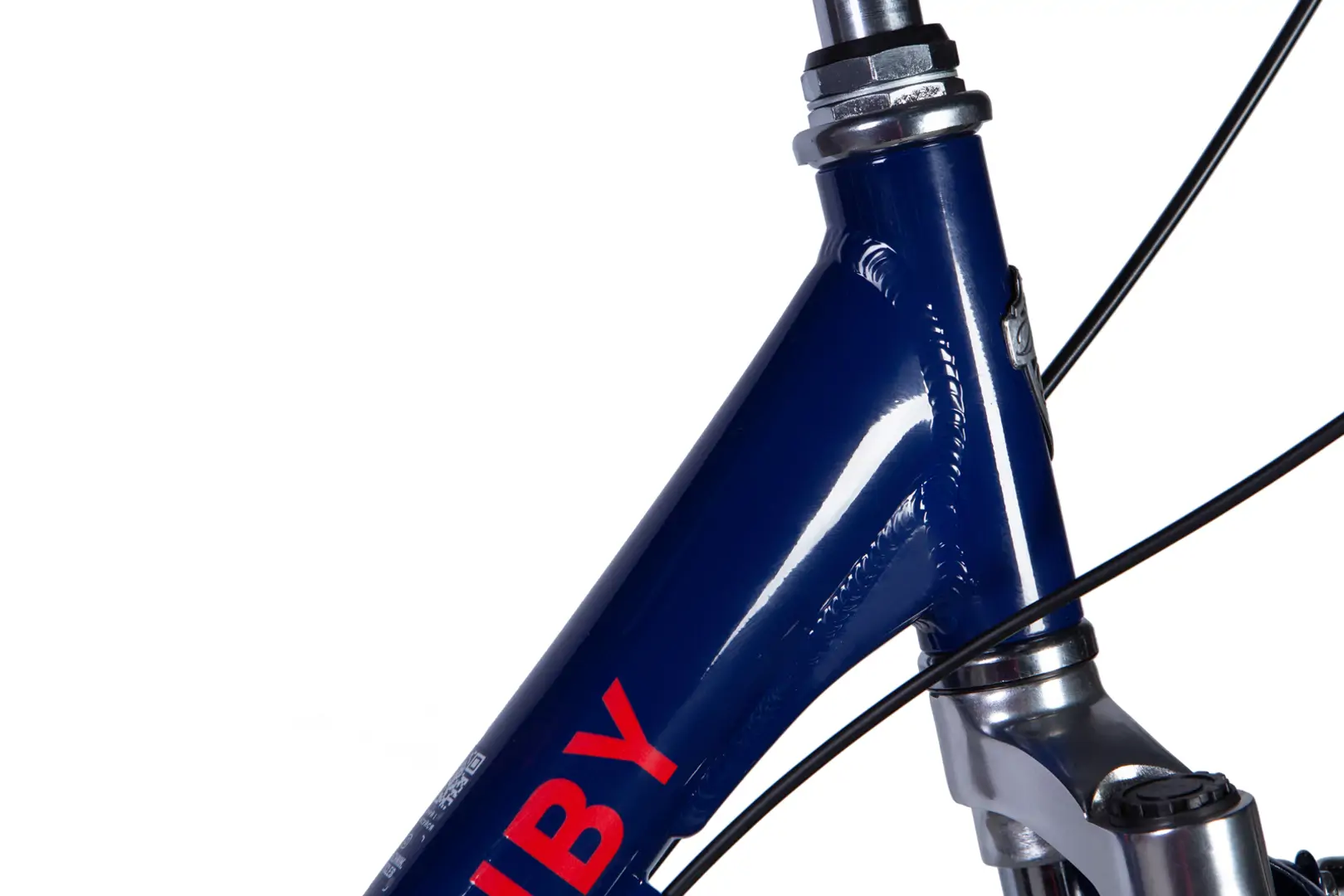 Велосипед AL 26" Dorozhnik RUBY Vbr FR рама-17" темно-синій 2024 крила, крило пер., крило зад., підніжка, дзвоник - Зображення 2