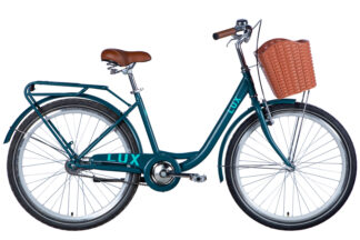 Велосипед ST 26" Dorozhnik LUX Velosteel рама-17" смарагдовий (матовий) 2026