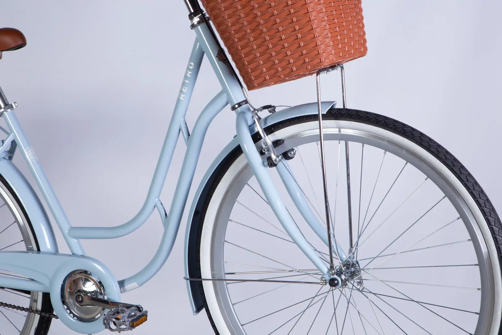 Велосипед ST 28" Dorozhnik RETRO Velosteel рама-19" блакитний 2025 - Зображення 5