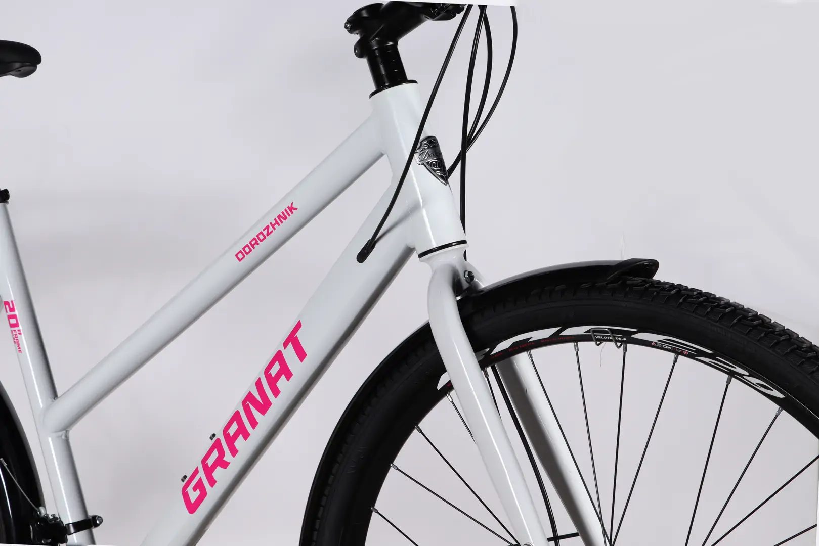 Велосипед AL 28" Dorozhnik GRANAT W DD CS рама-20" білий 2025 - Зображення 2