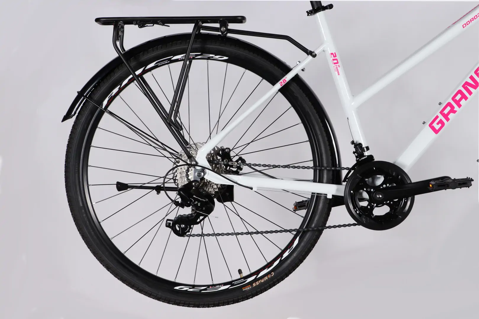Велосипед AL 28" Dorozhnik GRANAT W DD CS рама-20" білий 2025 - Зображення 5