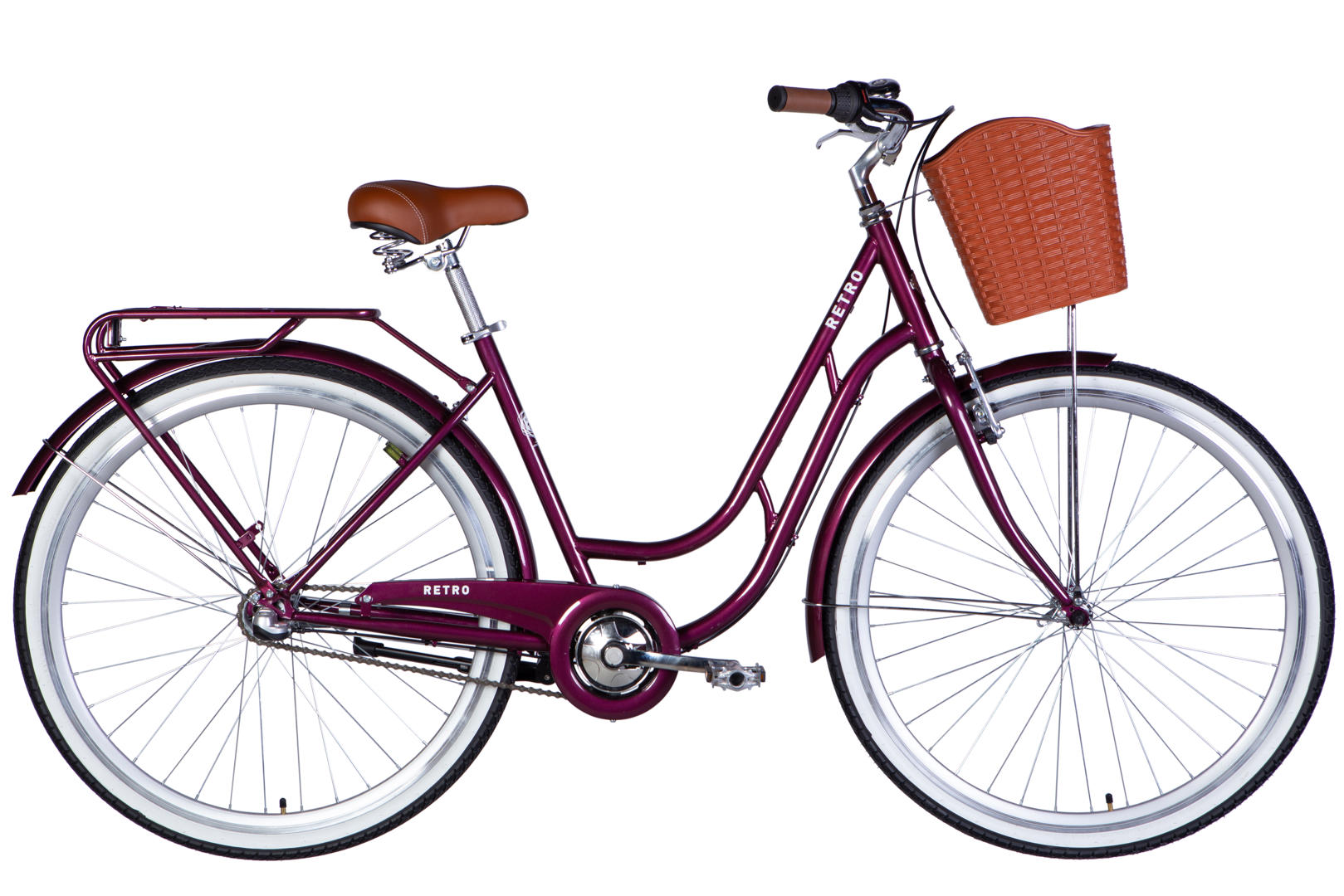 Велосипед уцінений ST 28" Dorozhnik RETRO PH рама-19" малиновий 2026