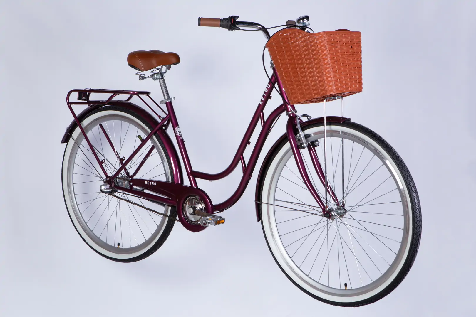 Велосипед уцінений ST 28" Dorozhnik RETRO PH рама-19" малиновий 2026 - Зображення 5