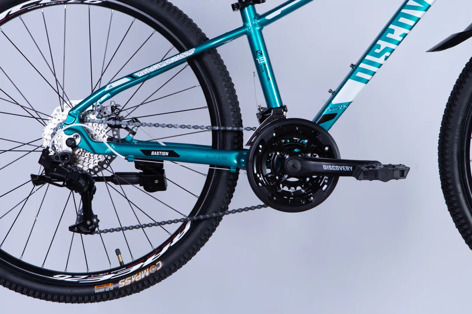 Велосипед AL 26" Discovery BASTION DD CS рама-13" бірюзовий 2025 - Зображення 5
