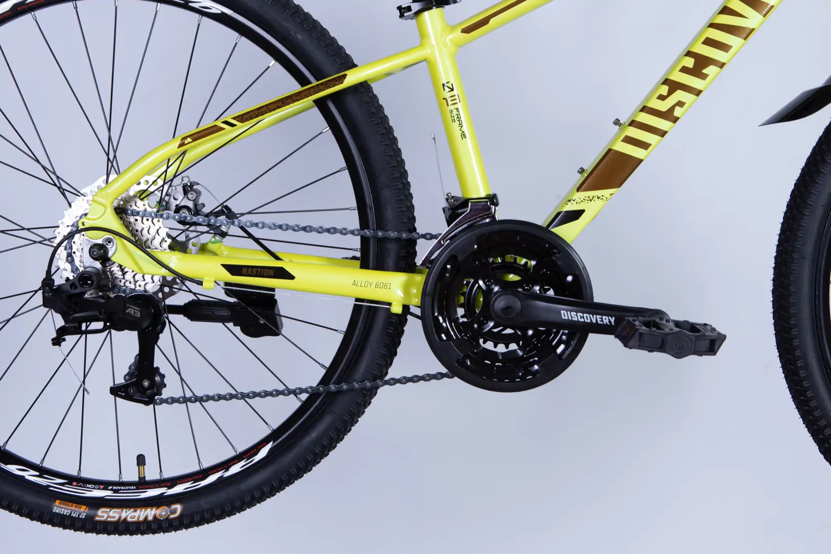 Велосипед AL 26" Discovery BASTION DD CS рама-13" жовтий 2025 - Зображення 4