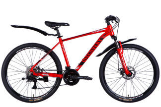 Велосипед AL 26" Discovery BASTION DD CS рама-18" червоно-чорний 2025