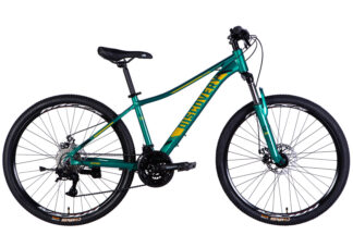 Велосипед AL 26" Discovery MYSTIQUE DD CS рама-15" зелений 2025