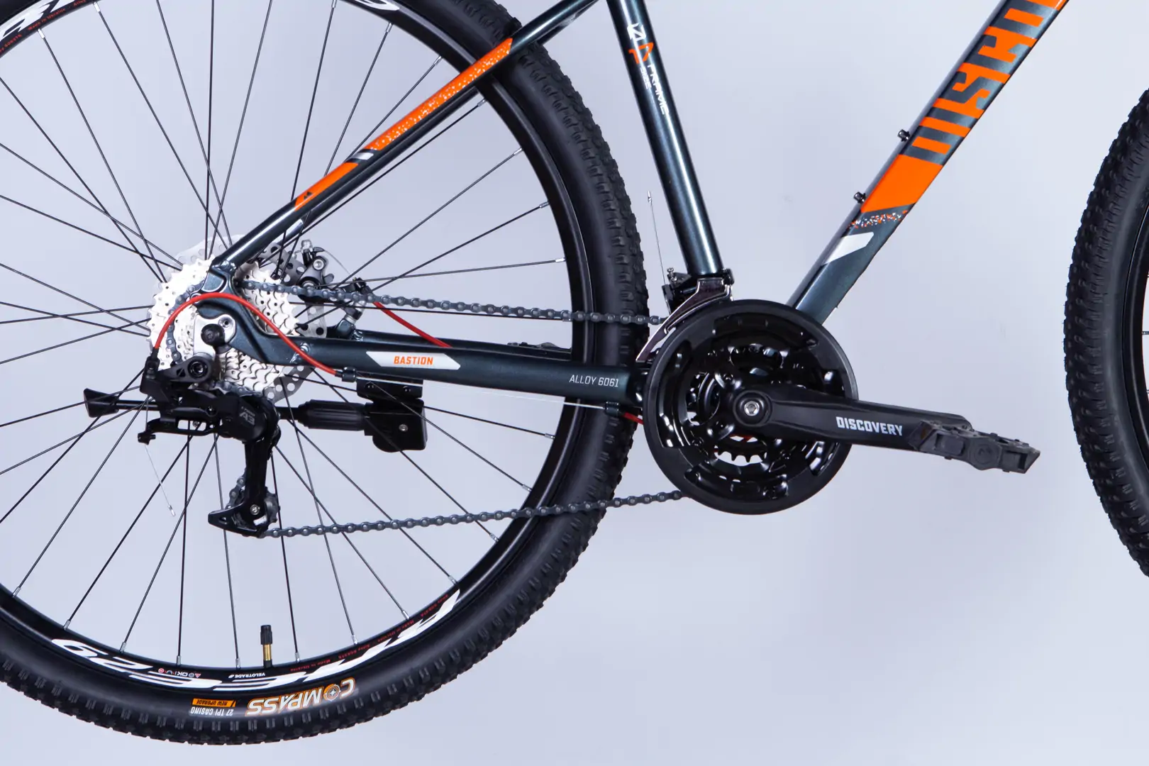 Велосипед AL 29" Discovery BASTION DD CS рама-17" сіро-помаранчевий 2025 - Зображення 3