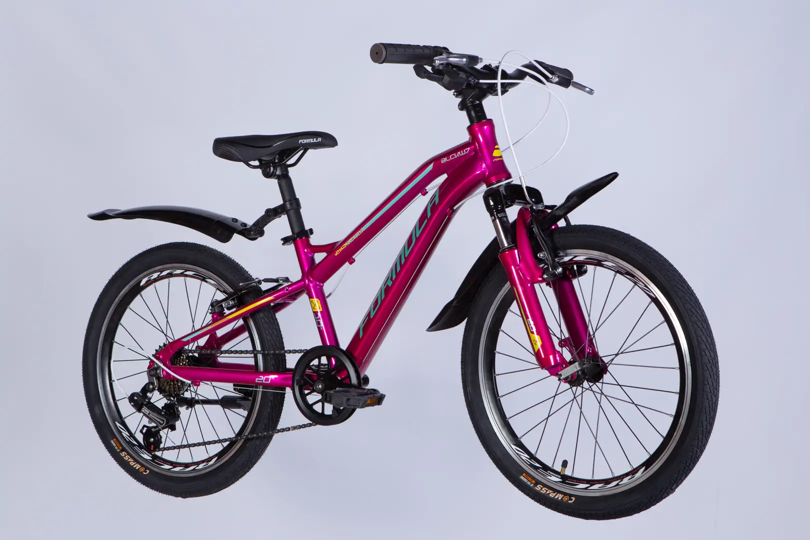 Велосипед AL 20" Formula BLACKWOOD Vbr FR рама-11" малиновий 2026 - Зображення 6