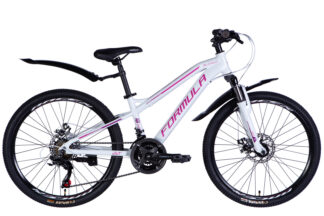 Велосипед AL 24" Formula BLACKWOOD DD FR рама-12,5" біло-рожевий 2026