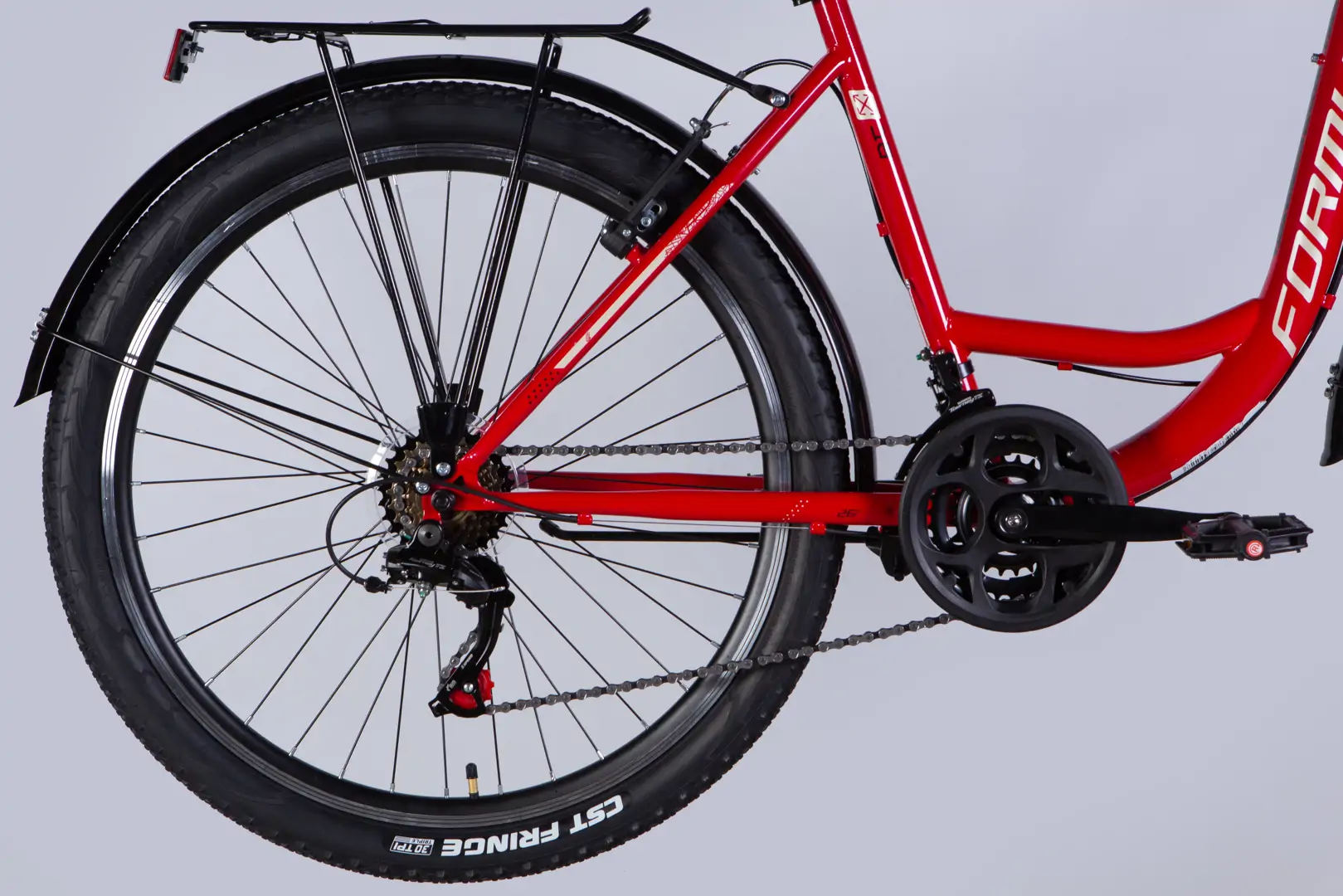 Велосипед ST 26" Formula OMEGA Vbr FR рама-18" червоний 2025 - Зображення 5