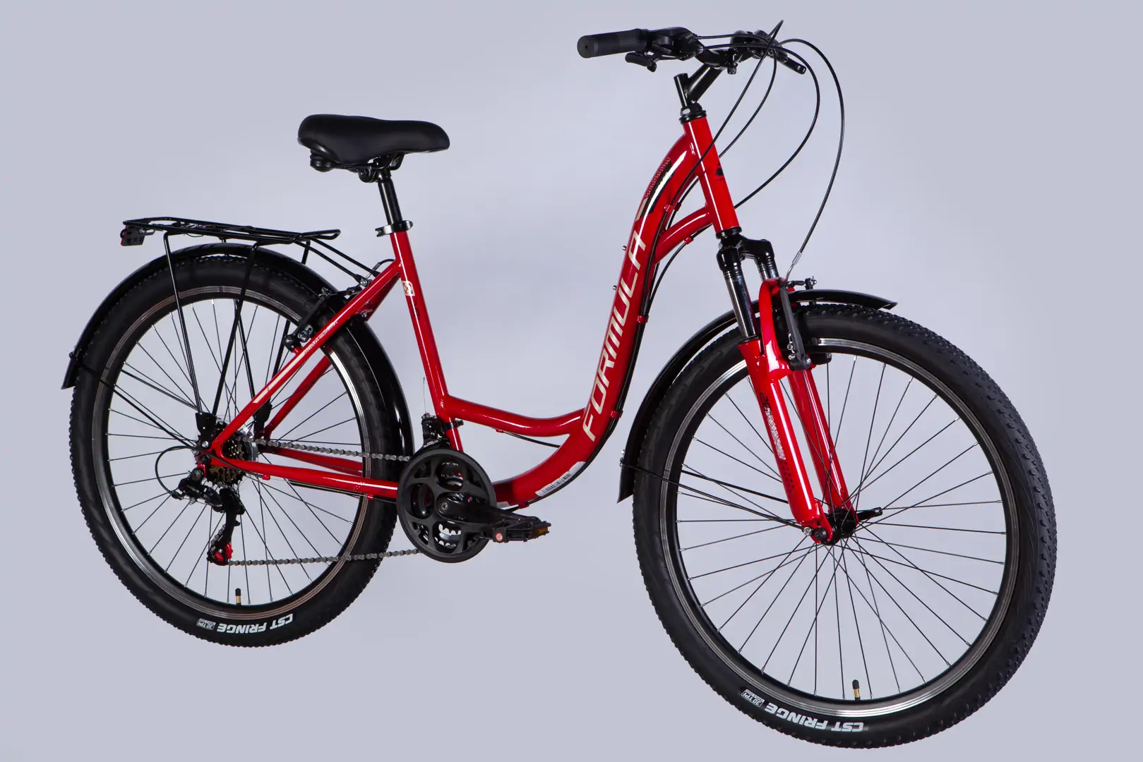 Велосипед ST 26" Formula OMEGA Vbr FR рама-18" червоний 2025 - Зображення 7