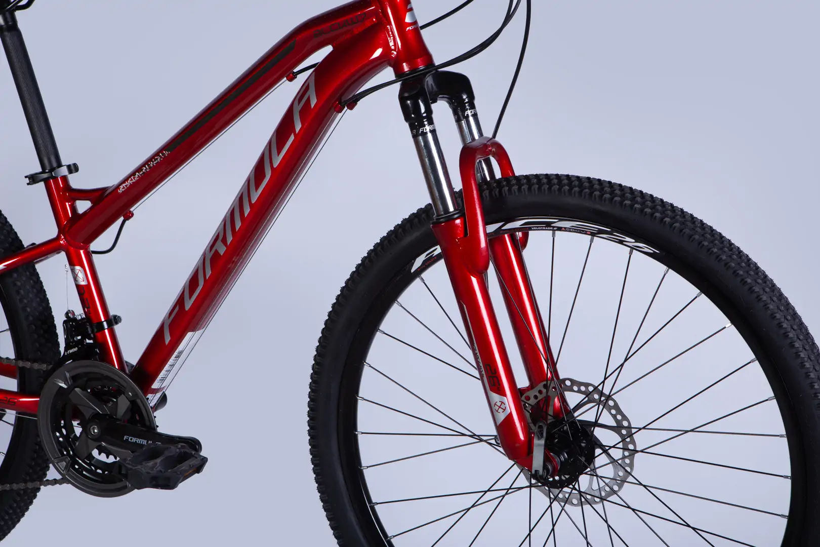 Велосипед AL 26" Formula BLACKWOOD DD FR рама-13" червоний 2026 - Зображення 4
