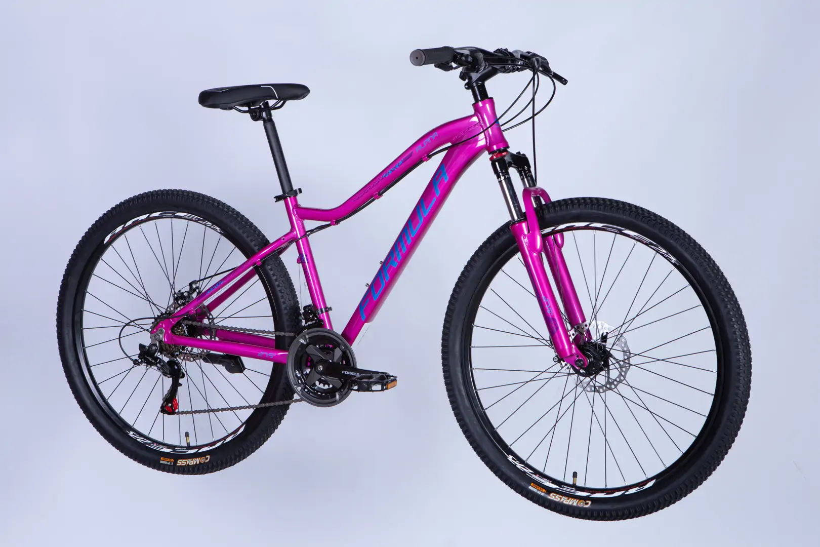 Велосипед AL 27.5" Formula ALPINA DD FR рама-16" рожево-синій 2026 - Зображення 4