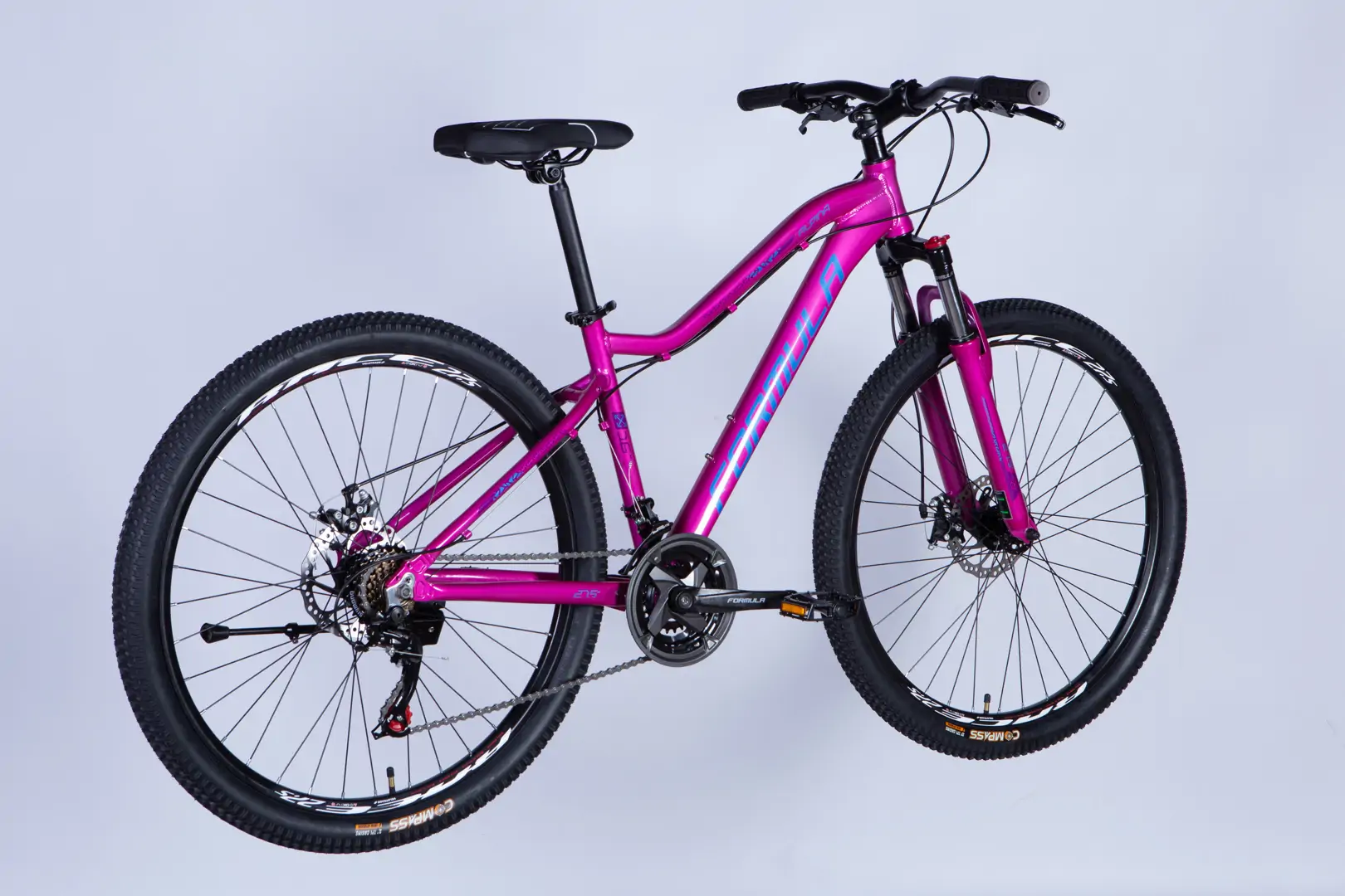 Велосипед AL 27.5" Formula ALPINA DD FR рама-16" рожево-синій 2026 - Зображення 5
