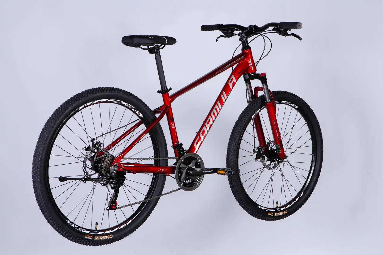 Велосипед уцінений AL 27.5" Formula MOTION DD FR рама-16" червоний з сірим 2026 - Зображення 2