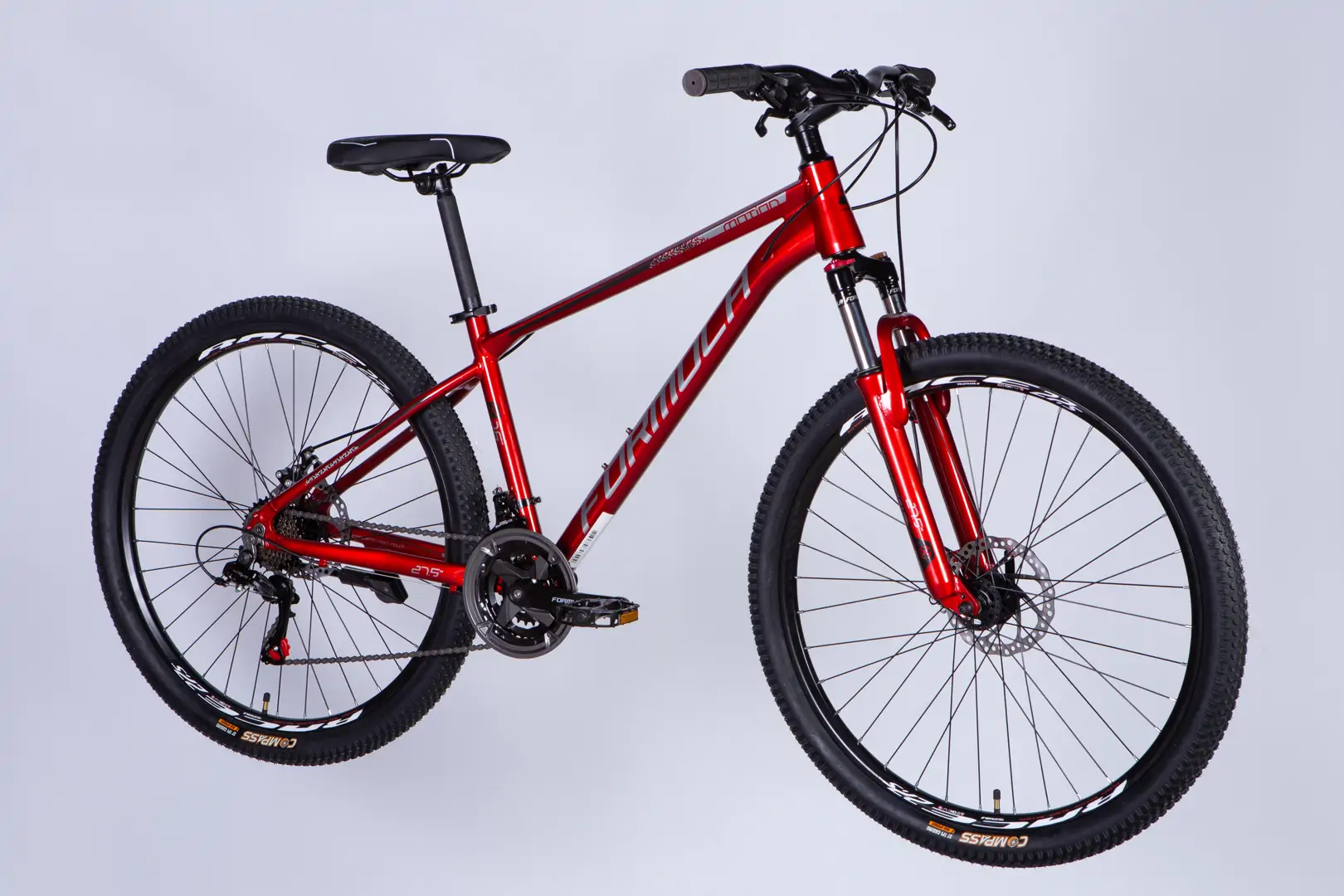 Велосипед уцінений AL 27.5" Formula MOTION DD FR рама-16" червоний з сірим 2026 - Зображення 3