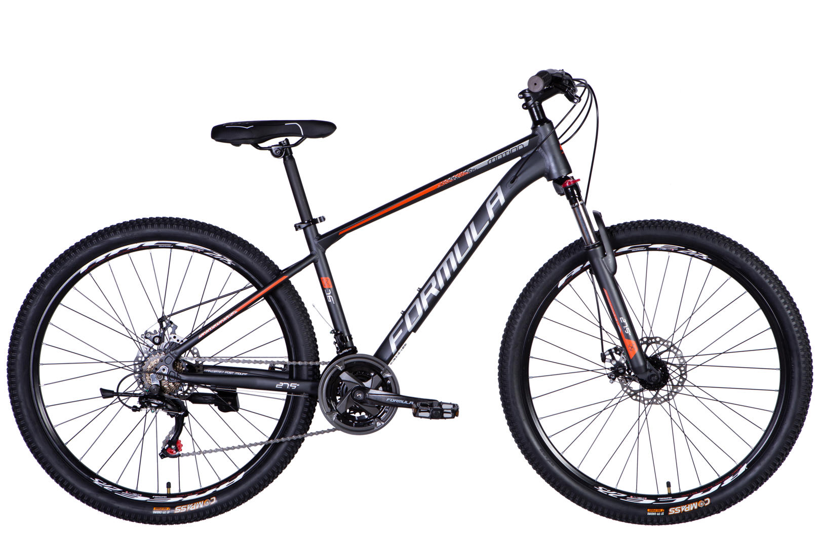 Велосипед AL 27.5" Formula MOTION DD FR рама-16" темно-сірий 2026