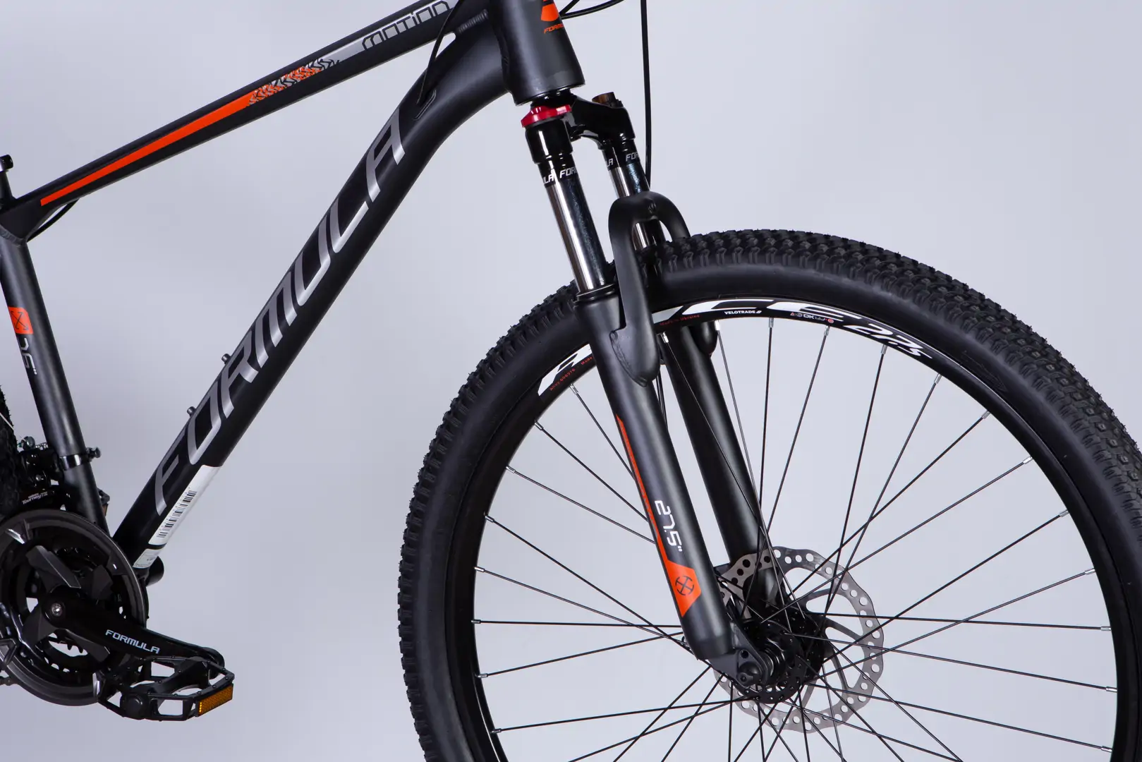 Велосипед AL 27.5" Formula MOTION DD FR рама-16" темно-сірий 2026 - Зображення 4