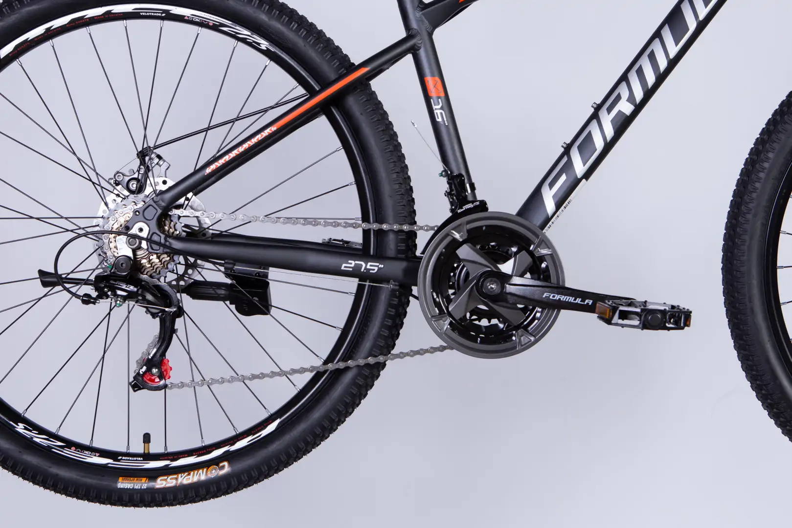 Велосипед AL 27.5" Formula MOTION DD FR рама-16" темно-сірий 2026 - Зображення 7
