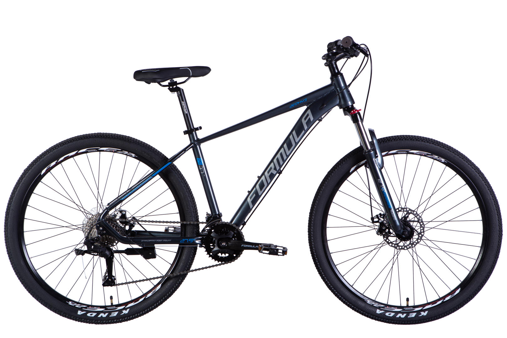 Велосипед AL 27.5" Formula ZEPHYR 3.0 DD CS рама-17" темно-сірий 2026