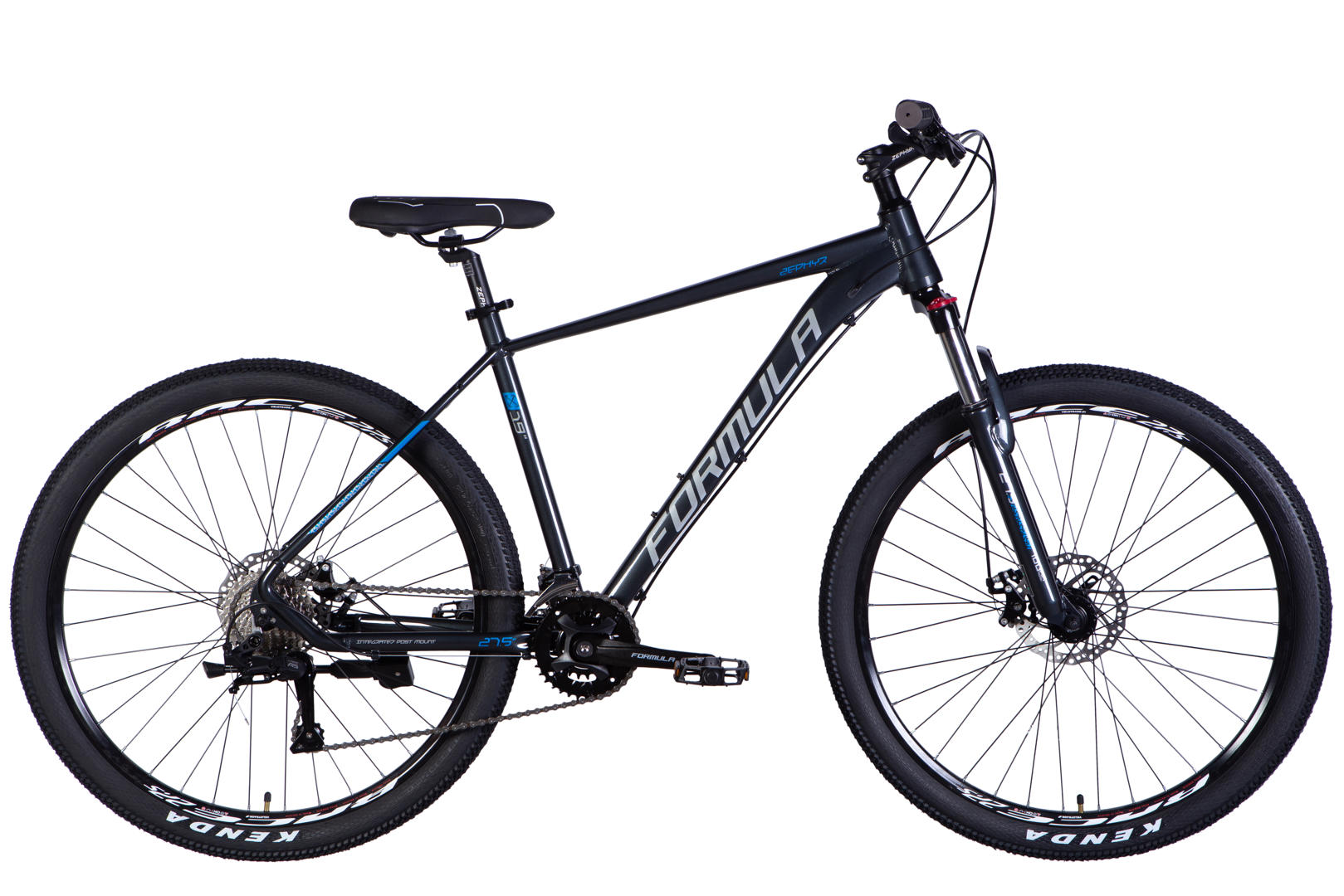 Велосипед AL 27.5" Formula ZEPHYR 3.0 DD CS рама-19" темно-сірий 2026