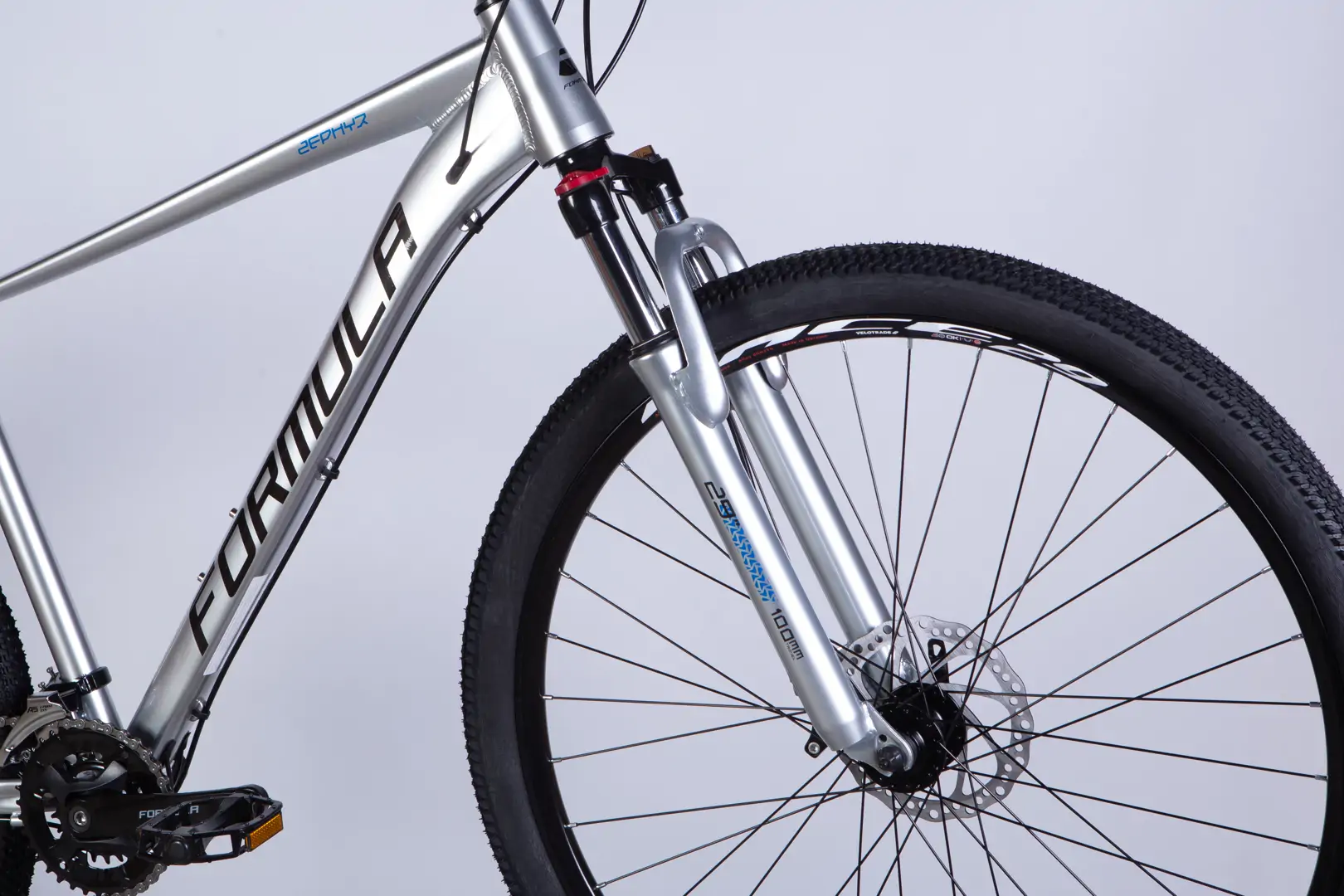Велосипед AL 29" Formula ZEPHYR 3.0 DD CS рама-19" срiблястий 2026 - Зображення 6
