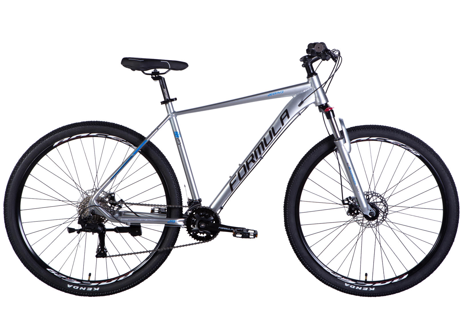 Велосипед AL 29" Formula ZEPHYR 3.0 DD CS рама-21" срiблястий 2026