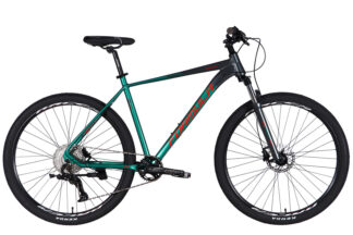 Велосипед AL 29" Formula ZEPHYR 1.0 HDD рама-21" темно-сріблястий з зеленим 2026