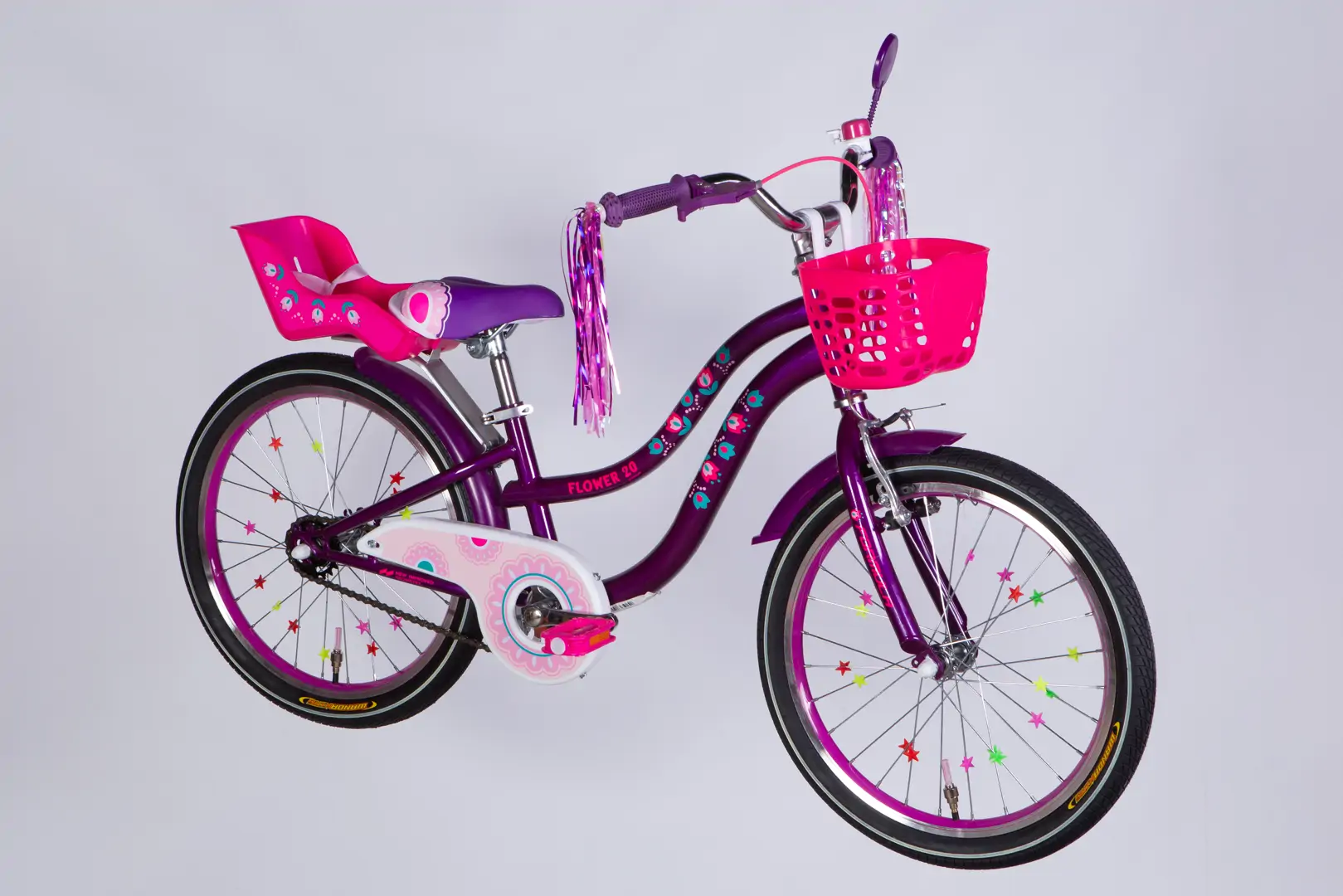 Велосипед ST 20" Formula Kid FLOWER PREMIUM BH рама-10" фіолетовий 2026 - Зображення 3