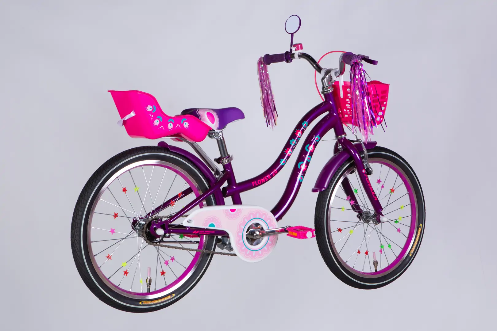Велосипед ST 20" Formula Kid FLOWER PREMIUM BH рама-10" фіолетовий 2026 - Зображення 4