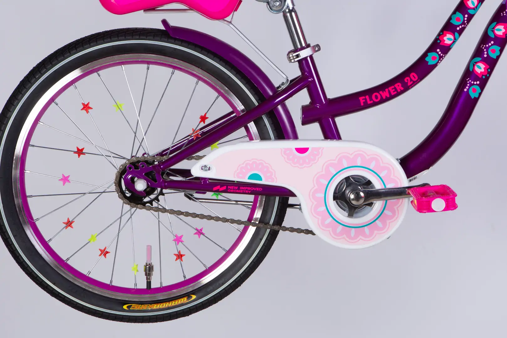 Велосипед ST 20" Formula Kid FLOWER PREMIUM BH рама-10" фіолетовий 2026 - Зображення 6