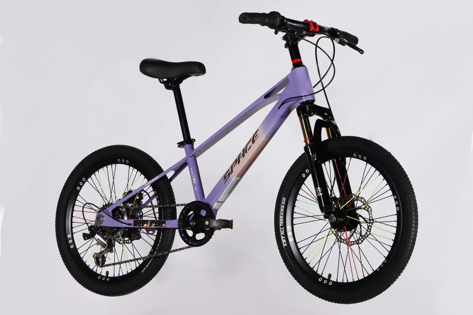 Велосипед MG 20" SPACE KID ALIOTH DD FR рама-11" фіолетовий 2025 - Зображення 5