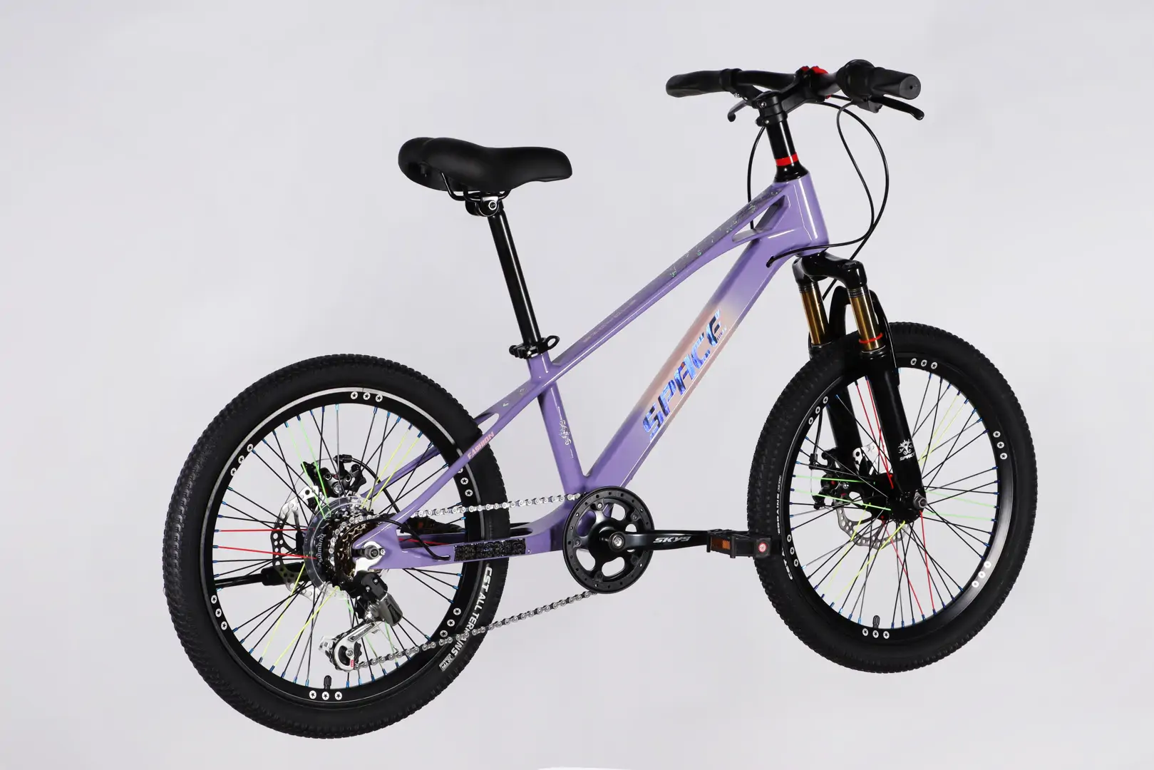 Велосипед MG 20" SPACE KID ALIOTH DD FR рама-11" фіолетовий 2025 - Зображення 4