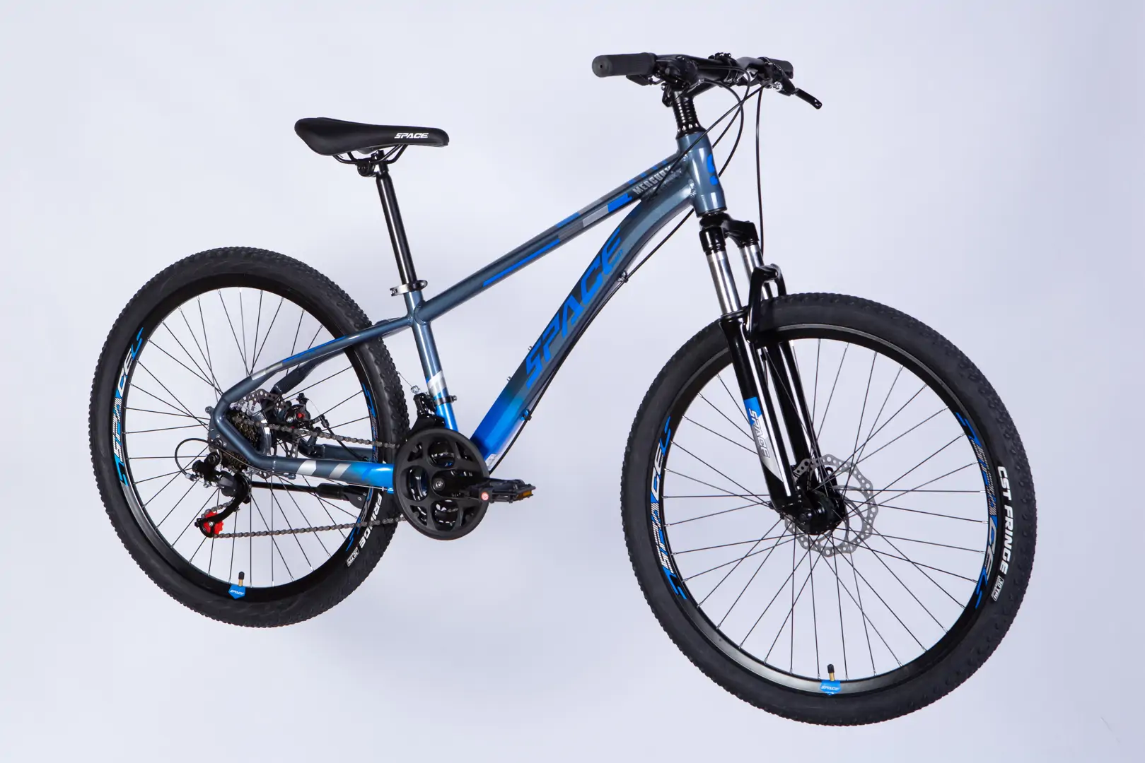 Велосипед AL 26" SPACE MERCURY DD FR рама-13" сіро-синій 2026 - Зображення 3