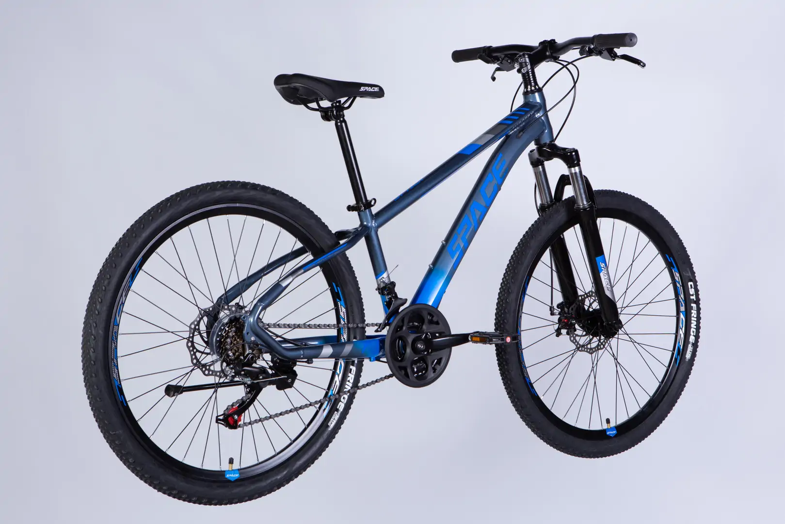 Велосипед AL 26" SPACE MERCURY DD FR рама-13" сіро-синій 2026 - Зображення 5
